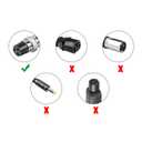 36V 1.8A Female 3-Pin XLR Lead Acid Battery Charger with 3-Prong Inline Power Supply Cord for 36V Boreem Jia, Minimoto, Rad2Go, Electric Scooter, ATV, Go Kart, with 3-Prong Inline Female Connector