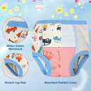 MooMoo Baby Training Underwear for Boys and Girls 8 Packs Absorbent Toddler Training Pants for Girs 2T-7T (4T)