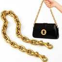 AIERSA Gold Chain for Purse,18‘’ Purse Chains for Handbags,Chunky Purse Chain,Gold Chain Purse Strap, Antique Gold Bag Chain for Purse Chain Accessories