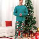 Family Pajamas Christmas Matching Sets Xmas Family Pjs Set Couple Holiday Jammies Women/Men Festival Sleepwear Adult (XL)
