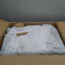 Hobestluk Small Sofa Couch Lounge Sofa Chair for Living Room, Comfy Memory Foam Couch, Mini Sofa with Side Pocket for Living Room, Bedroom (Terracotta+Grey)