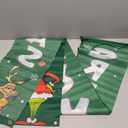 Christmas Decorations Outdoor Yard: Cute Green White Front Porch Sign Set, Funny Thief Christmas Door Banner, Merry Grinchmas Decor for Home School Office Indoor Wall Garage Yard Outside