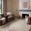Loloi Amber Lewis Monty Collection MOT-03 Ivory/Beige 2'-7" x 8'-0", .50" Pile Height, Runner Rug