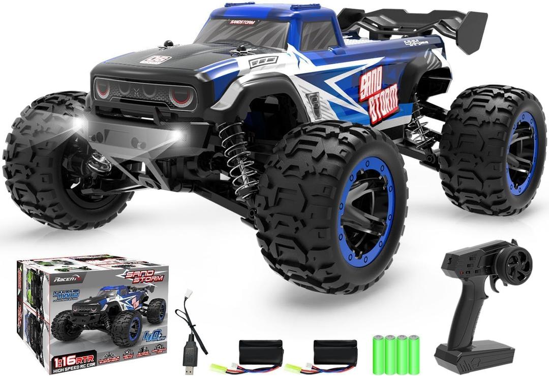 RACENT RC Truck 1:16 4x4 All Terrain RC Car 40KPH High Speed Remote Control Cars for Adults
