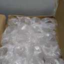 Goodluck 40 PCS Diamond Stemless Plastic Wine Whiskey Glasses, 12 Oz Disposable Cocktail Glasses, Suitable for Weddings, Birthday Parties, Family Gatherings, Bars, etc Gold rimmed cups (Clear and Gold)