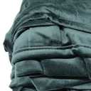 MIULEE 90 Inches Velvet Curtains Olive Green Elegant Grommet Curtains Thermal Insulated Soundproof Room Darkening Drapes for Classical Living Room Bedroom Decor 52 x 90 Inch, Set of 2