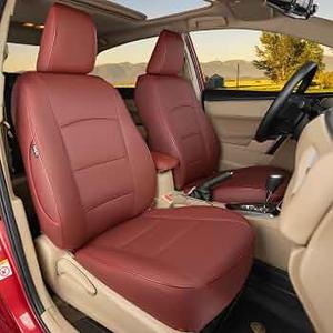 HKZ Customized Special seat Cover for Toyota Corolla (Burgundy, Hatchback,2019-2026 Corolla SE/XSE(Non-FX))