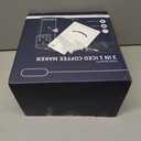 KIDISLE Hot & Iced Coffee Maker with Bold Setting, Single Serve Coffee Maker for K Cup and Grounds, 6-14 Oz Brew Sizes, 50 Oz Removable Water Tank, One Cup Coffee Machine with Reusable Filter, Grey