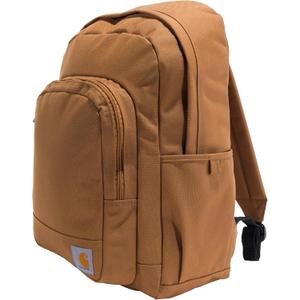 Carhartt 25L Classic Laptop Backpack, Durable Water-Resistant Pack W/ 15" Laptop Sleeve and Multiple Organizational Compartments, PFAS Free, Carhartt Brown
