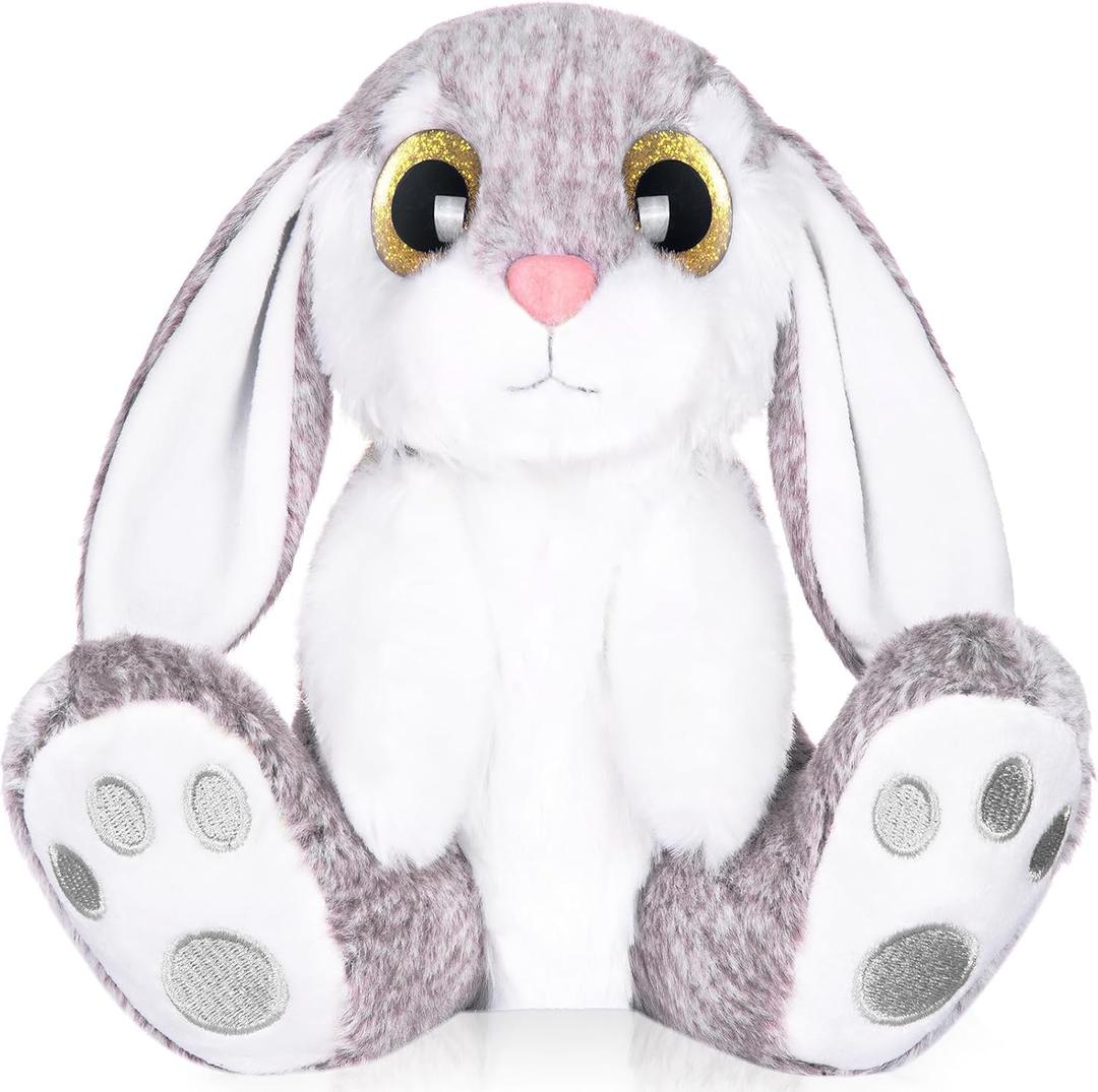 My OLi Plush Toy Bunny, 8.5 inch Stuffed Animal, Tie Dye for Girls Boys Kids, Soft Cuddly Toy for Bedtime, Travel