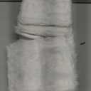 OurWarm Christmas Table Runner 72 x 15 Inch, Snowy White Faux Fur Table Runner for Christmas Table Decorations