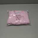 Men's Short Sleeve Button Down Shirt Cuban Collar Anti-Wrinkle Shirt Casual Summer Beach Shirt (Pink, XXXL)