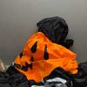 LANGXUN 8ft Skeleton Pumpkin with Ghosts 2025 Halloween Inflatable Decorations - Giant LED-Lit Outdoor Indoor Yard Decor for Lawn, Garden, Patio Holiday Parties