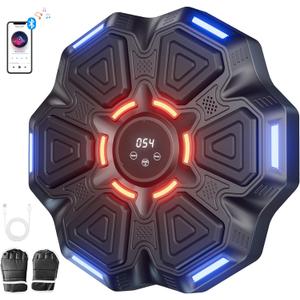 Music Boxing Machine, Music Punching Machine, Musical Boxing Machine with Gloves, Wall Punching Pad for Boxing Musicn, Music Boxing Machine for Adults, Kids, Women, Gift for Kid
