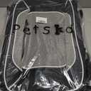 Petskd Top and Side Expandable Pet Carrier 19x13x9 Inches Southwest Allegiant Airlines Approved, Soft-Sided Carrier for Small Dog Under 12 lbs and Large Cat Under 15 lbs(Black)