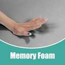 HOMBYS Upholstery Foam Memory, 1/2" Height 72" L x 24" W High Density Foam Padding Couch Cushion Support,Cut to Size Foam Furniture Replacement Pad for Sofa, Mattress Sag Support, (0.5" H, Gray)