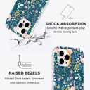 Magnetic for iPhone 13 Pro Case Cute for Women, [Compatible with Magsafe][Drop Protection] Slim Colorful Flowers Oil Painting Printed Girly Floral Phone Case for iPhone 13 Pro