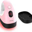 Mini Heat Press Machine, Mini Heat Transfer Iron, 3 Settings Levels & Visible Temp, Portable Press Easy for Crafts, T-Shirt, Hats, Shoes, Bags, Cap and Small Vinyl Projects (Pink)