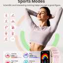 Smart Watch for Women Men Fitness: Smart Watch for iPhone&Android Bluetooth Call with SpO2 Sleep Heart Rate Monitor,IP68,Fitness Tracker with 120+Sport,Reloj Inteligente 30 Day+Battery Life, 2 Bands