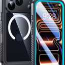 Lanhiem Magnetic for iPhone 17 Pro Max Case Waterproof, Built in Screen Protector & Camera Protection, [Compatible with MagSafe] Full Body Dustproof Heavy Duty Rugged Phone Case 6.9'' (Blue)
