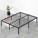 Full Bed Frame with Storage 14 Inch Metal Platform Bed Frame Full with Steel Slat Support No Box Spring Needed Heavy Duty Full Size Bed Frame Mattress Foundation Easy to Assemble