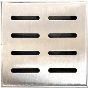 Drain Grate Covers Outdoor Large; Outdoor Drain Cover; Stainless Steel Drain Grate for Catch Basin (11.8 x 11.8 in)