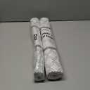 2 x Shelf & Drawer Liner for Kitchen Cabinets, 17.5In x 10Ft Non-Slip Non-Adhesive Shelf Paper Protect Dresser and Cupboard, Waterproof Drawer Mats for Bathroom, Easy Install (White Diamond)