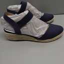 LifeStride Womens Kimmie Wedge Espadrilles Lux Navy, 8.5 M