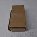 SIEBOLD Gold pencil cup Sturdy metal frame with white ceramic pen holder For desks and kitchen appliance holders 2Pack