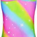 Snowheart Girls Swimsuit One-Piece Bathing Suits Multicolor Kids Sport Summer Beach Swimwear for 2-12 Years Old