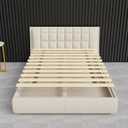 Greaton, 0.68-Inch Horizontal Wooden Bunkie Board/Bed Slats, Full, Beige