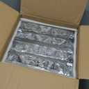 EHWINE 24 Pack Acrylic Sign Holder 5.5 x 8.5, Double Sided Gold Picture Frame Stand up Table Top Sign Holders, Clear Display Stand Menu Flyer Holder for Wedding Party