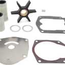 QuickMarine 821354A2 Water Pump Impeller Repair Kit for Mercury Marine 25-50 HP Outboard Motors Replacement 46-821354A2 Sierra 18-4531 Boat Engine