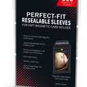 Rayvol Resealable Team Bags for 35PT Magnetic Card Holders, Exact Fit Sleeves for 35 PT Card Holders (300 Count)