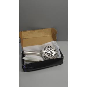 Pavezo® High Pressure Shower Head Handheld 5" Large, Extra Long 60" SS Hose 10-mode Portable Detachable Shower Head with Hard Water Filter for Bathroom, Anti-clog & Powerful to Clean Tile & Pets