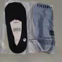 ONDO Organic No Show Cotton Socks – Invisible, Non-Slip, Soft Comfortable Toe – Men & Women – 2-Pack, Medium