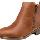 Jeossy Women's 905 Ankle Boots, Classic Low Heeled Short Booties, Casual Comfortable Boots with Wide Widths (7)