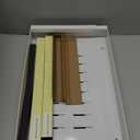 Pull out Cabinet Organizer, 2-pack, Expandable(12"-20") Heavy Duty Slide out Drawers Fixed with Adhesive Nano Film for Pots, Roll out Shelf Storage for Kitchen Base Cabinet Organization(3 Rails) (White)