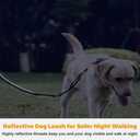 Heavy Duty Dog Leash for Large Dogs, 5ft Shock Absorbing Bungee Lead with Traffic Handle, Frog Clip & Car Safety Belt for Outdoor, Strong No Pull Leash for Small Medium Large Breeds, Khaki