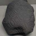 Pure Bedding Quilt Set King/Cal King/California King Size Dark Grey - Oversized Bedspread - Microfiber Coverlet - Includes 1 Quilt and 2 Shams, Ocean Star Pattern