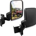 Side View Mirrors Compatible with 2013-2023 Polaris Ranger 500 570 900 - Fits Pro-Fit Cab, Lock N Ride, Factory Cage Frame - NOT FOR ROUND ROLL BARS
