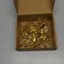 Gold Napkin Rings Set of 6, Metal Plum Blossom Napkin Rings Cloth Napkin Holder for Weddings, Valentines Day, Holiday, Receptions, Dinner Party, Banquet, Buffet Table Decor (Gold)