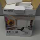 Mini Projector with WiFi and Bluetooth, Support 4K 1080P 170 ANSI Auto Keystone Correction, 210 Rotatable Portable Projector, 25"-110" Screen Video Projector for Smartphone/Laptop (HY300Ultra)