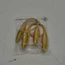 Valea Home 2-Pack Creative Curtain Tiebacks Random Modelling Curtain Holdbacks Eelicate Simple Type, Gold (Set of 2)