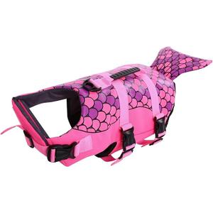 Queenmore Dog Life Jacket Ripstop Dog Shark Safety Vest Adjustable Preserver with High Buoyancy and Durable Rescue Handle for Small,Medium,Large Dogs, Blue Camouflage X-Large Queenmore Dog Life Jacket Ripstop Dog Shark Safety Vest Adjustable Preserver with High Buoyancy and Durable Rescue Handle for Small,Medium,Large Dogs, Blue Camouflage X-Large