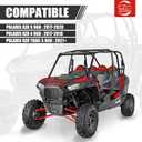 High Clearance Front Upper & Lower A Arms Kit for 2017-2020 Polaris RZR S 900/ RZR 4 900(2017-2018), Heavy Duty High Clearance Forward Offset Front A-Arms, Red