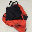 Urchics Womens 2025 Tankini Swimsuits Tummy Control Flowy Swimwear Two Piece Bathing Suits Swim Tank Top with Boyshorts M Black Orange Sunflower