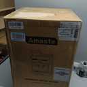 Amaste Espresso Machine with Grinder, 15 Bar Espresso Machine with Steam Wand for Latte and Cappuccino, 68Oz Water Tank, Pre-Infuse Brewing, Espresso Coffee Maker for Home Use, Barista Kit, White