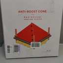 Brooder Plate for Chicks, 10" x 10" Chick Brooder Heater with Anti-Roost Cone Red