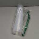 RooTrimmer 100 Pack 2.8 Inches Clear Plant Pots with Drainage Holes, Transparent Seeding Nursey pots, Round Plastic pots for Seeds Starter, Seeds Germination